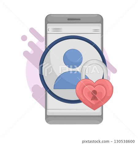 Illustration of user lock Illustration of user lock 130538600