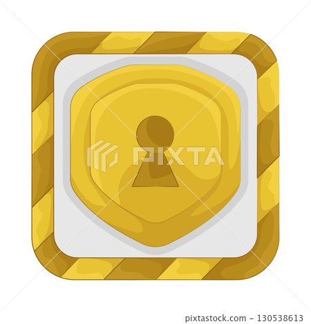 Illustration of lock Illustration of lock 130538613