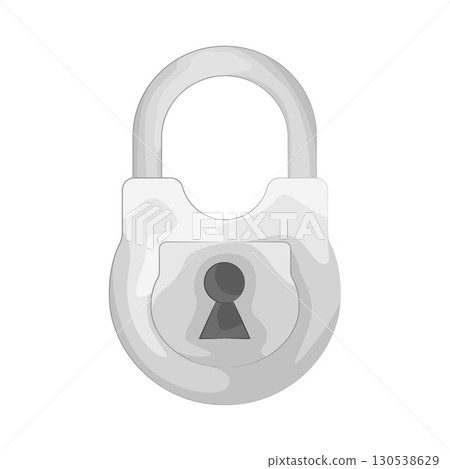 Illustration of lock Illustration of lock 130538629