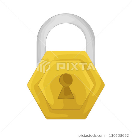 Illustration of lock Illustration of lock 130538632