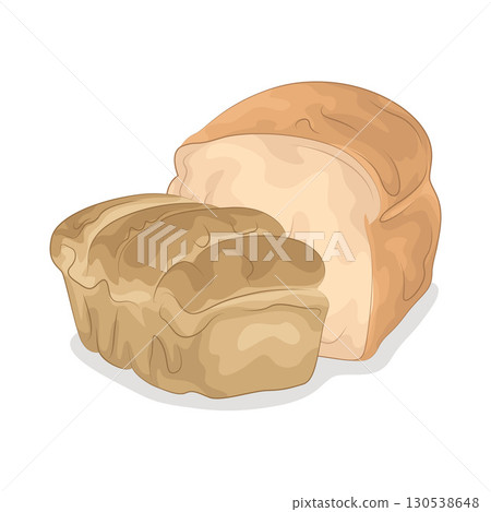 Illustration of bread Illustration of bread 130538648