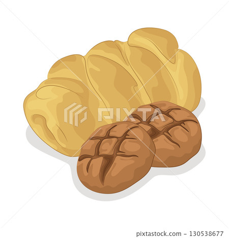Illustration of bread Illustration of bread 130538677