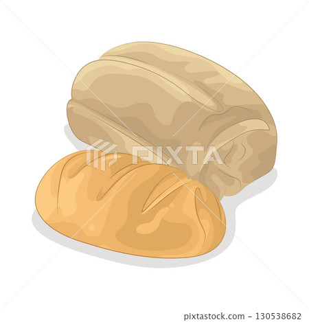 Illustration of bread Illustration of bread 130538682