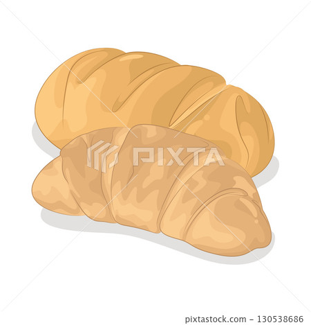 Illustration of bread 130538686