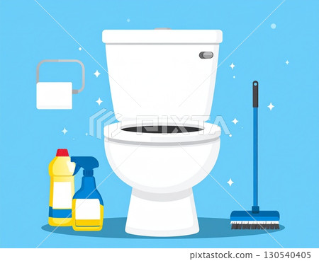toilet, cleaning, hygiene 130540405