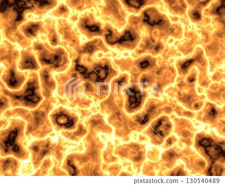 Abstract Texture Background in Shades of Orange and Yellow Fire Lava Design 130540489