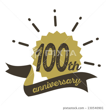 Centenary icon. 130540901