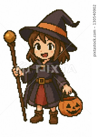 Halloween costume girl RPG style 130540902