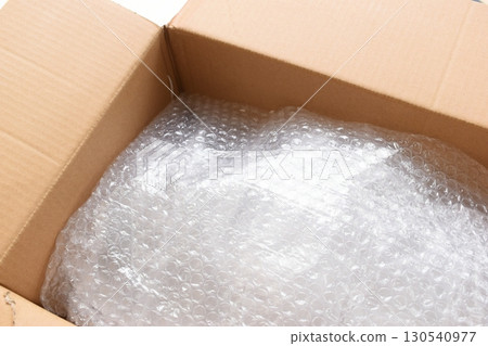 shockproof in brown paper box, recycle material 130540977