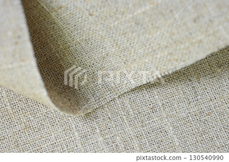 brown hemp viscose natural fabric cloth, sackcloth rough texture of textile fashion 130540990