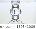 clear glass bottle 130541089