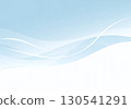 Blue and white gradient wave background texture material 130541291