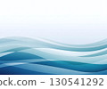 Calm blue gradient wave background texture material 130541292