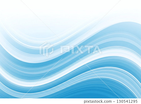 Abstract wave background texture material 2 with intersecting blue flowing lines 130541295