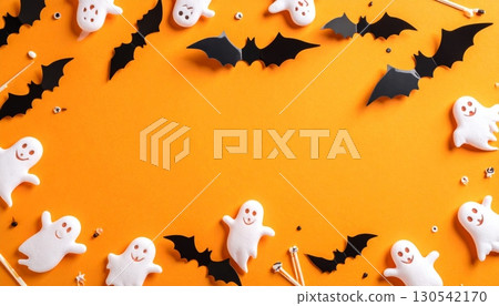 A seamless vector illustration with a cute set of baby cartoon animals including a cat, dog, bear, and cow A seamless vector illustration with a cute set of baby cartoon animals including a cat, dog, bear, and cow 130542170