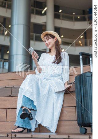 計劃旅行的女人 130544064