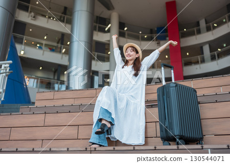 Women going on a trip Women going on a trip 130544071