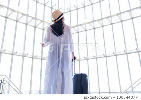 Women going on a trip 130544077