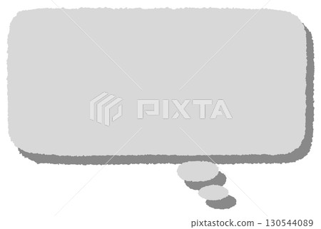 手寫矩形氣泡（帶陰影） 130544089