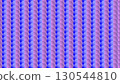 A mesmerizing, seamless pattern of purple and blue semi-circles in a fluid, undulating design 130544810
