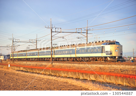 Tohoku Main Line Higashiwashimiya-Kurihashi JR East 583 series N-1+N-2 formation (Akita) special 130544887