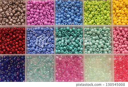 Box of Colorful 4mm Seed Beads For Jewelry Making Box of Colorful 4mm Seed Beads For Jewelry Making 130545008