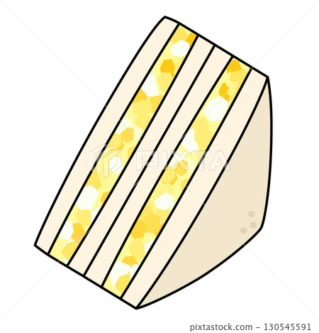 Egg sandwich icon 130545591
