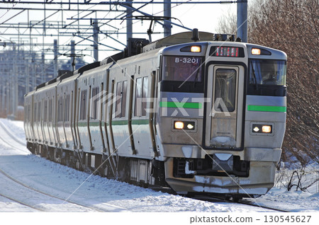 千歲線 島松-北廣島 JR 北海道 733 系列 B-3201 列車(札幌)機場 千歲線 島松-北廣島 JR 北海道 733 系列 B-3201 列車(札幌)機場 130545627