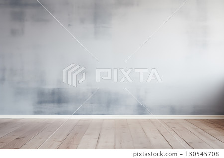empty wall and wooden floor with glare from the window. Interior background for mockup or presentation empty wall and wooden floor with glare from the window. Interior background for mockup or presentation 130545708