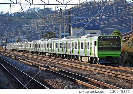 東海道本線、二宮大磯、JR東日本、E235系列0系列、谷手01列車（山手）、試運行 130545875