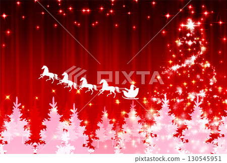 馬年賀卡十二生肖背景 130545951