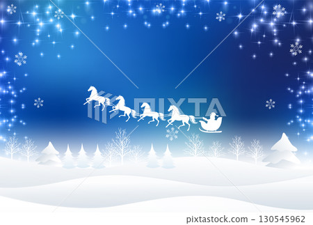 Horse New Year's card zodiac background 130545962