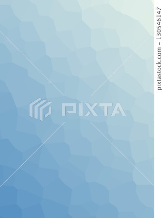 Blue mosaic-style polygon pattern (light gradation) 130546147
