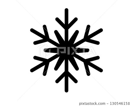 雪花圖示單調 雪花圖示單調 130546158