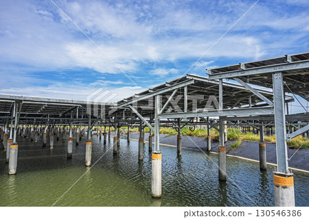 solar photovoltaic panel 130546386