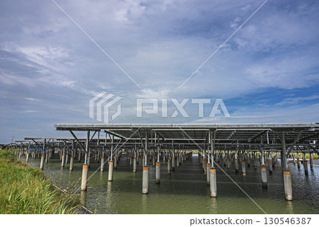 solar photovoltaic panel 130546387