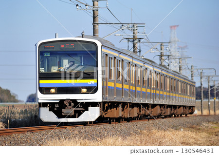 Narita Line Shimousa-Kanzaki-Namekawa JR East 209 series C603 (Makuhari) Narita Line Shimousa-Kanzaki-Namekawa JR East 209 series C603 (Makuhari) 130546431