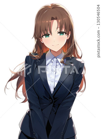 A business woman giving directions 130546504