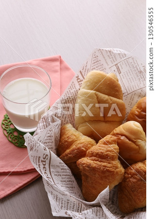Bread and milk Bread and milk 130546555