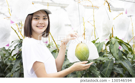 Mango and pretty woman Mango and pretty woman 130546594