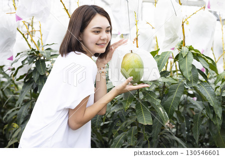 Mango and pretty woman 130546601