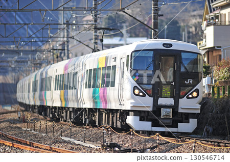 中央幹線上野原JR東日本E257系M-113編組（松本）梓海司 130546714