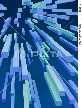 Three-dimensional radial illustration (off-center perspective, with background) Three-dimensional radial illustration (off-center perspective, with background) 130546877