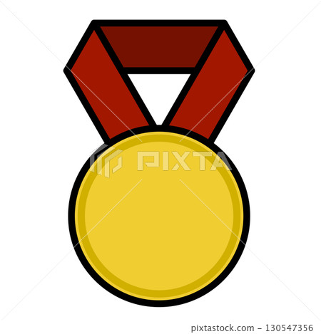 Simple gold medal Simple gold medal 130547356