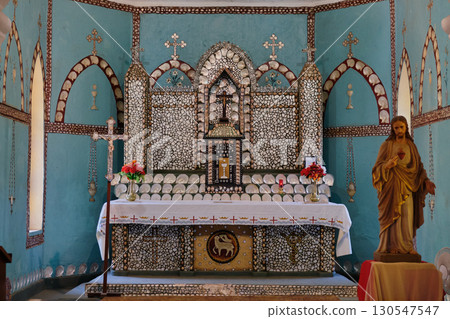 Mother of Pearl altar - Beagle Bay 130547547