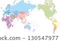 World map with country names 130547977
