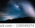 Milky Way galaxy stretching across the night sky 130549374