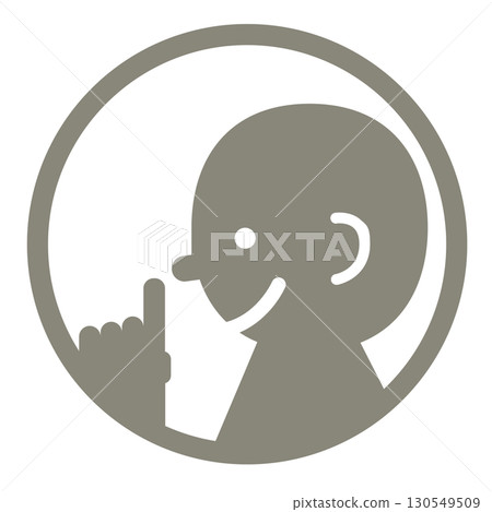 安靜的象形圖示、無聲標誌、警告符號、無聲標記,適用於圖書館和醫院 安靜的象形圖示、無聲標誌、警告符號、無聲標記,適用於圖書館和醫院 130549509