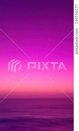 Colorful sunset over the sea. Abstract nature background. Vertical orientation. 130550277