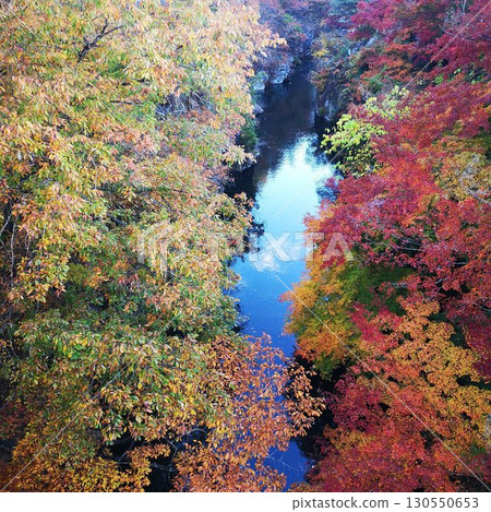 昇仙峽 秋葉 秋天的風景 130550653